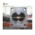 Conical Twin screw barrel for extrusion PVC machine